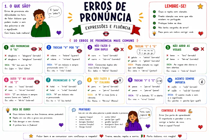 Erros de pronúncia