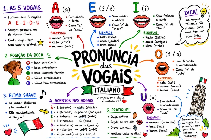 Pronúncia das vogais